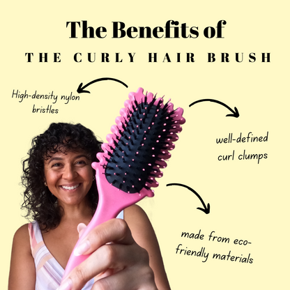 Curly Hair Brush Styling