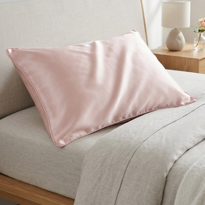 Soft Pink Pure Silk Pillowcase