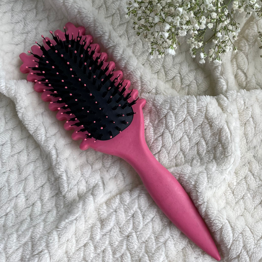 Curly Hair Brush Styling