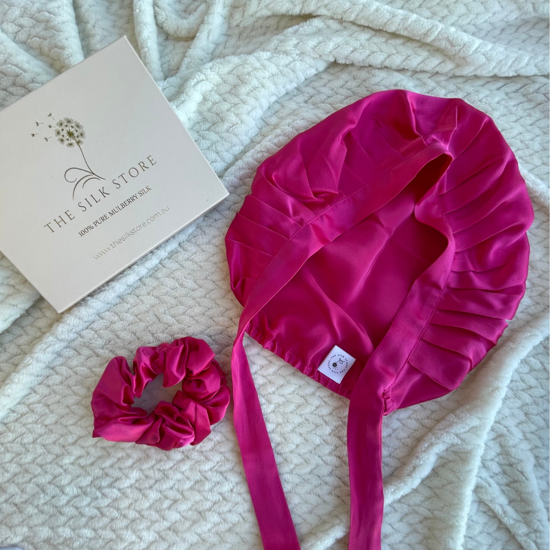 Hair Care Bundle (Silk Bonnet + Silk Scrunchie)